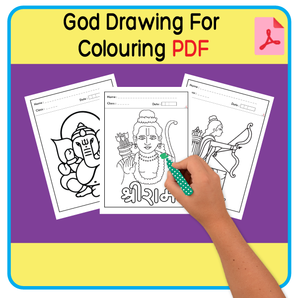 God-Drawing-For-Coloring-PDF